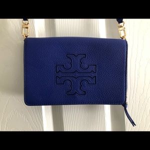 Tory Burch Harper Flat Wallet Crossbody - Macaw